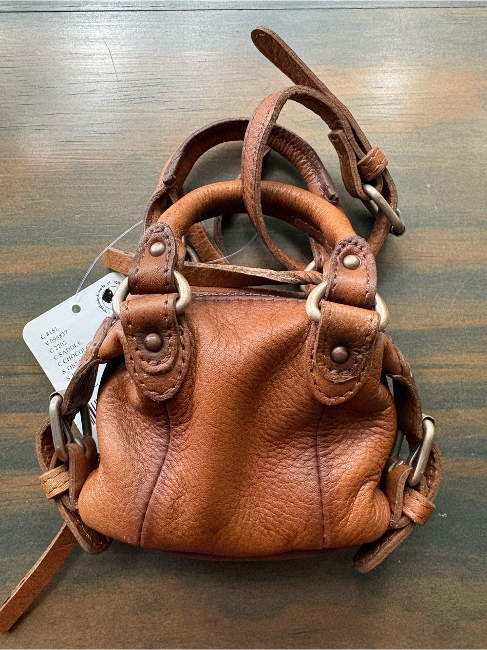 We The Free Micro Emerson Mini Bag🔥Saddle• New with tags! - Picture 3 of 15